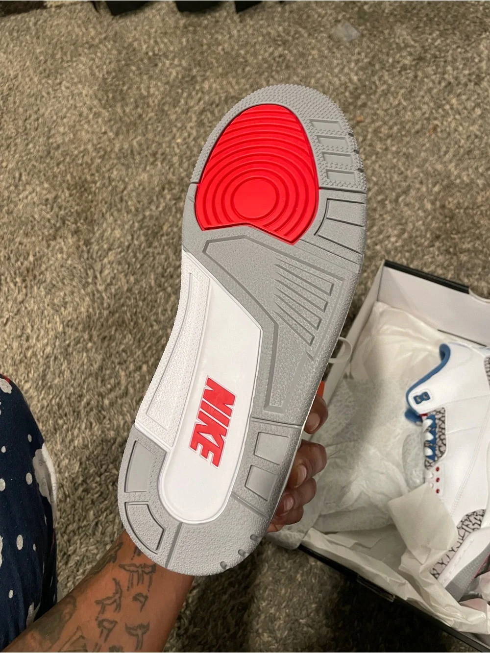 Jordan Retro true blue 3 brand new